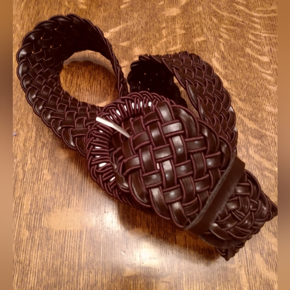 🆓🆓🆓 FREE Braided Black and Brown Unique Belt